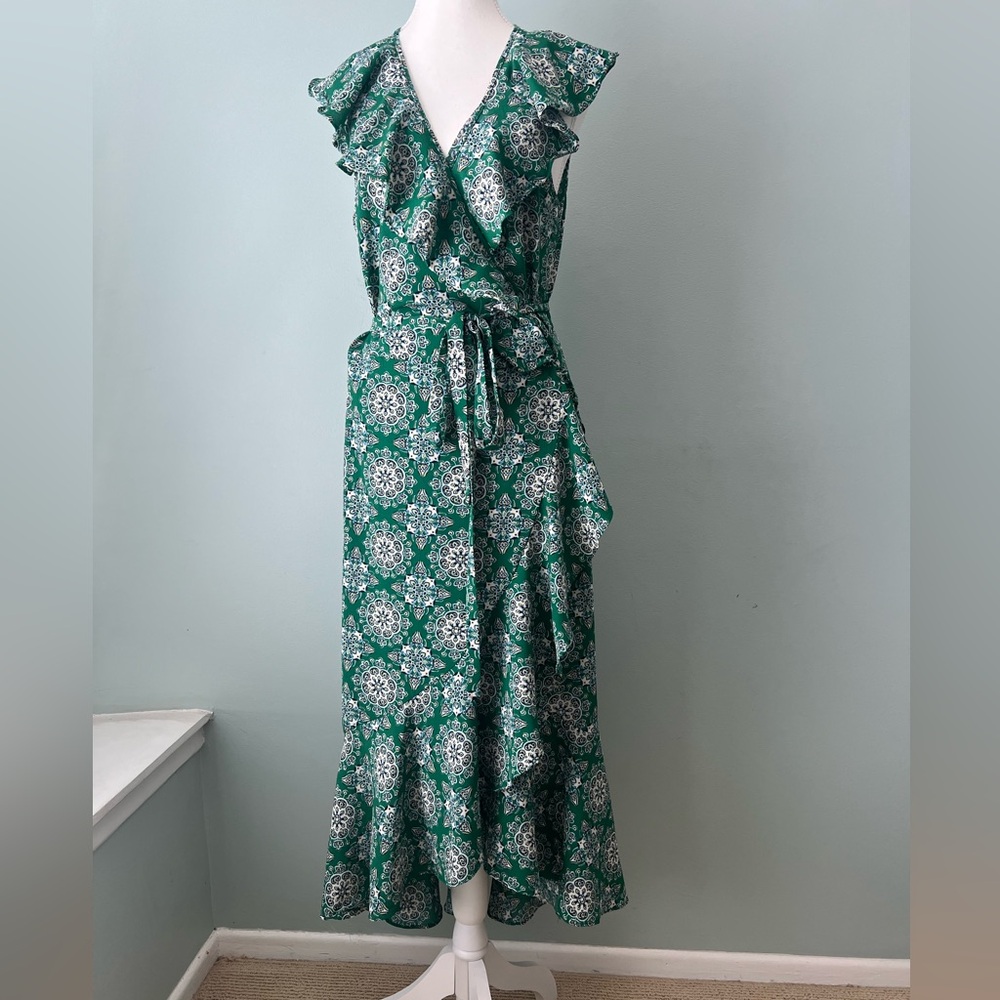 Max Studio wrap dress  Patterned Maxi Dress